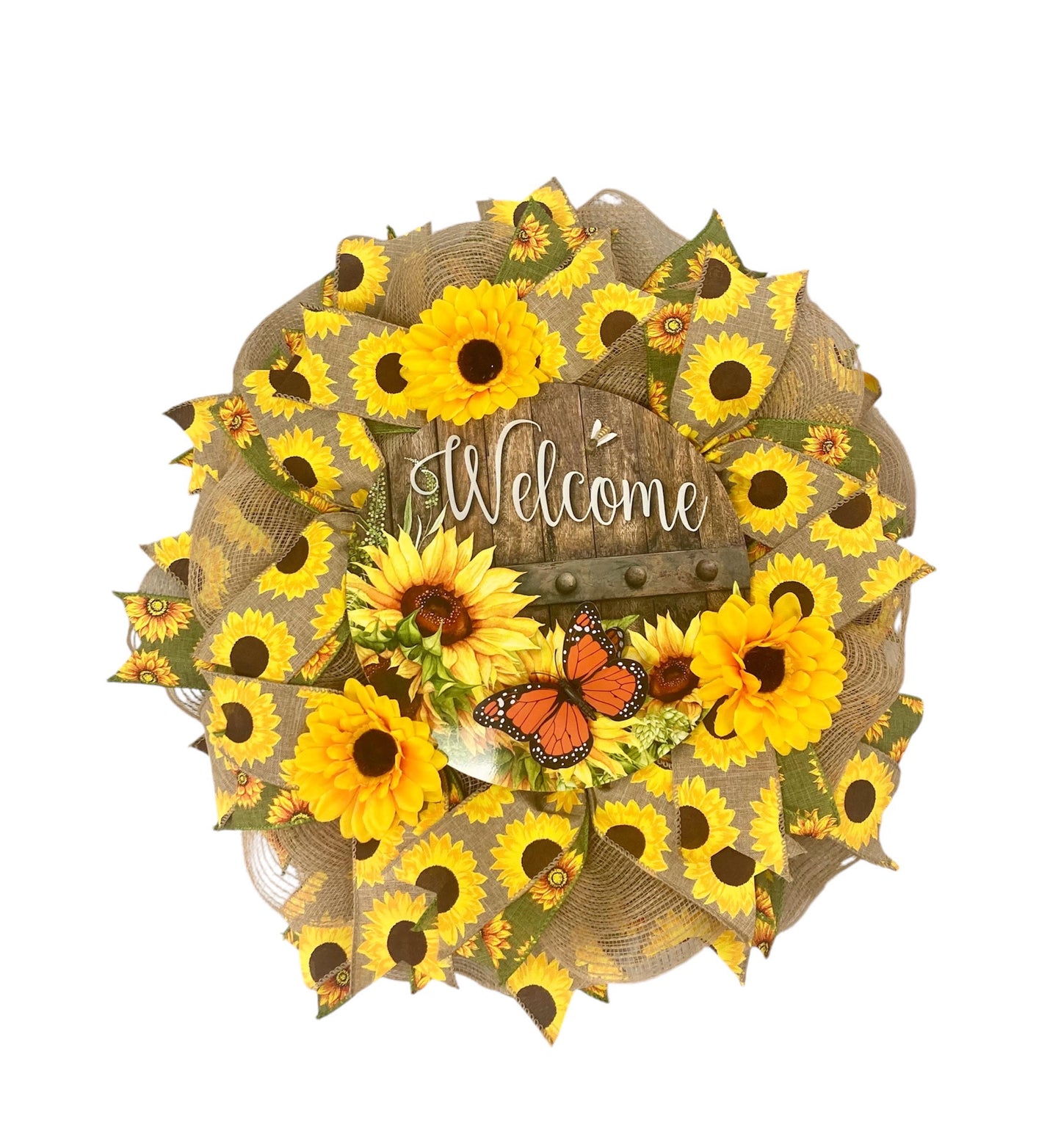 Sunflower wreath